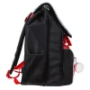 Disney Minnie Schultasche, grau, mit Bommel, 42 cm