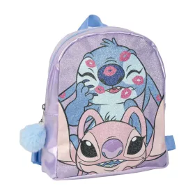   Disney Lilo és Stitch, A csillagkutya Kiss hologrammos hátizsák, táska 23 cm