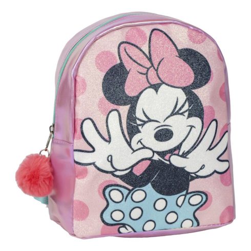 Disney Minnie Sparkle Dots hologrammos hátizsák, táska 23 cm