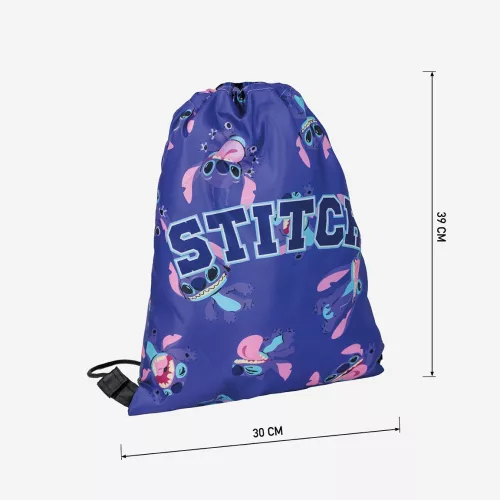 Disney Lilo a Stitch, Hviezdny pes Fialová športová taška taška do posilňovne 39 cm