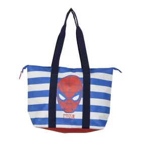Spiderman-Strandtasche mit Streifen, 47 cm
