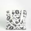 Wednesday Black shopping bag, bevásárlótáska 39 cm