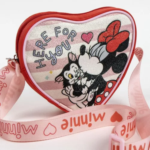 Disney Minnie For You Heart csillámos oldaltáska, válltáska