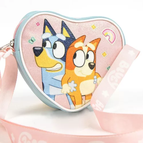 Bluey Hug Glitzer-Umhängetasche, Schultertasche