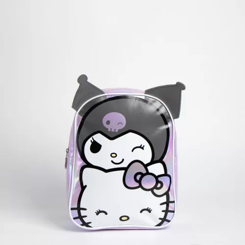 Hello Kitty Kuromi hologrammos hátizsák, táska 32 cm