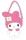 Hello Kitty MyMelody oldaltáska, válltáska 30 cm