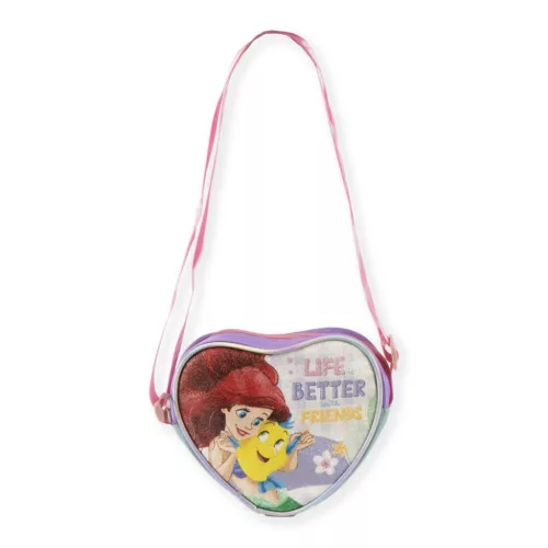 Disney Prinzessinnen „Life is Better“ Glitzer-Umhängetasche, Schultertasche