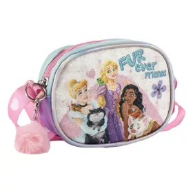 Disney Prinzessinnen Glitzer-Umhängetasche, Schultertasche