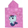 Gabis Puppenhaus Rosa Strandtuch-Poncho 50x115 cm
