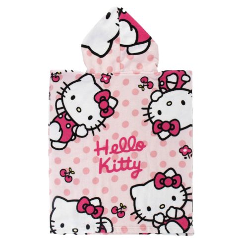 Hello Kitty strand törölköző poncsó 50x115 cm (Fast Dry)