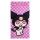 Hello Kitty Kuromi Heart fürdőlepedő, strand törölköző 70x140cm (Fast Dry)