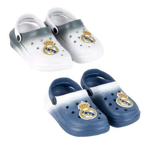 Real Madrid Coat of Arms gyerek papucs, clog 28-35