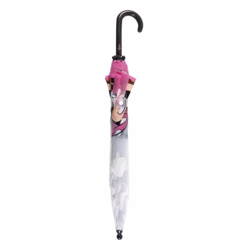 Disney Minnie Make Me Happy gyerek átlátszó esernyő Ø71 cm