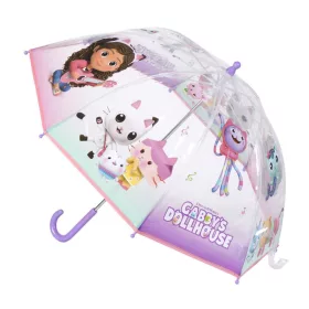 Gabi Puppenhaus Musik Kinder-Regenschirm transparent Ø71 cm