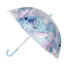   Disney Lilo & Stitch, Der Sternenhund Hibiskus Kinder-Regenschirm transparent Ø71 cm