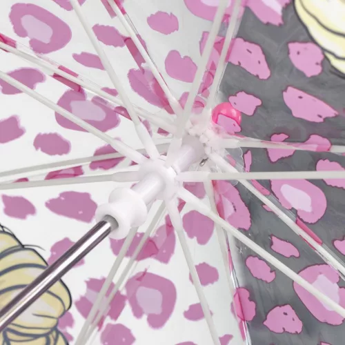 Barbie Glam dječji prozirni kišobran Ø71 cm