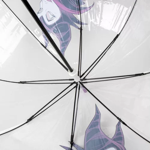 Transparenter Regenschirm mit Disney-Bösewicht Maleficent, Ø 86 cm