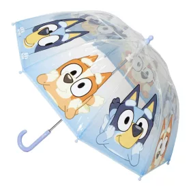 Transparenter Kinderregenschirm von Bluey Puddle, Ø 71 cm