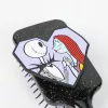 Weihnachts-Albtraumherz-3D-Haarbürste 23,5 cm