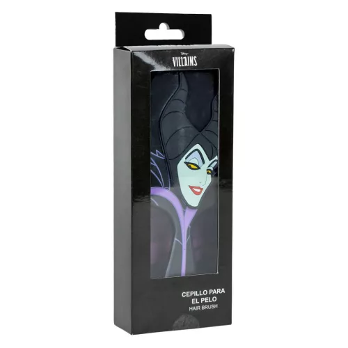 Disney-Bösewichte Schwarze 3D-Haarbürste 23,5 cm