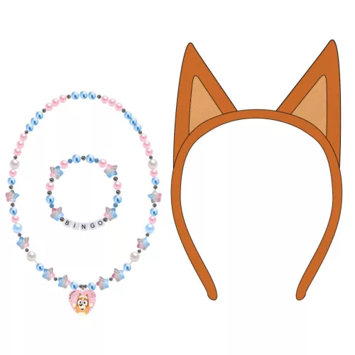 Bluey Bingo Schmuck- und Stirnband-Set