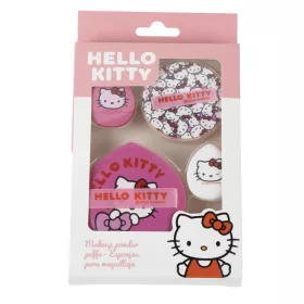 Hello Kitty Pink sminkszivacs szett 4 db-os