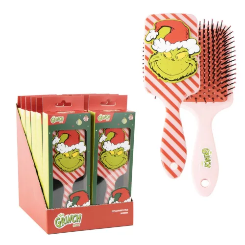 Grinch-Schabernack 3D-Haarbürste 22 cm