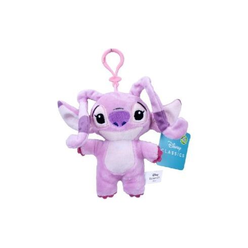 Disney Lilo és Stitch, A csillagkutya Angel 2D plüss figura akasztóval 14 cm