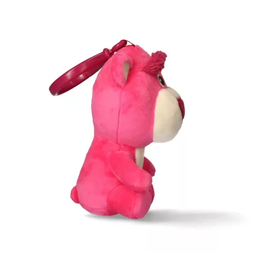 Disney Játékháború Lotso 3D plüss figura akasztóval, táskadísz 13 cm