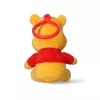 Disney Winnie Puuh gelbe 3D-Plüschfigur mit Kleiderbügel und Taschenverzierung, 13 cm