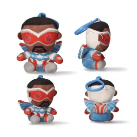   Avengers Captain America 3D-Plüschfigur mit Kleiderbügel und Taschenverzierung, 13 cm