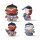 Avengers Captain America 3D-Plüschfigur mit Kleiderbügel und Taschenverzierung, 13 cm