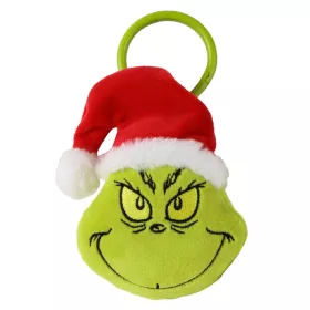   Der Grinch, grüne 3D-Plüschfigur mit Kleiderbügel und Taschenverzierung, 14 cm