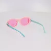 Blau-rosa Sonnenbrille