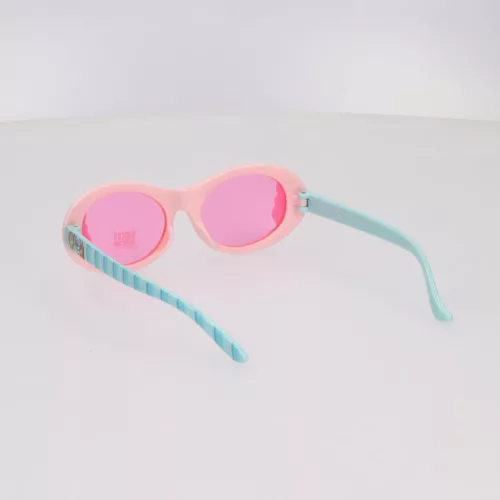 Blau-rosa Sonnenbrille