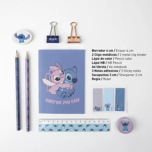 Disney Lilo a Stitch, Moja obľúbená sada písacích potrieb, 12 dielov