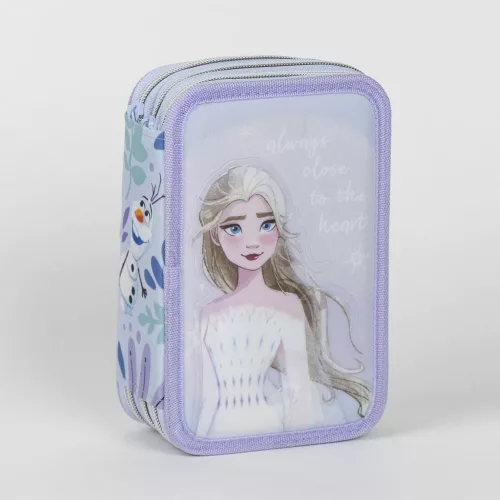 Plnený držiak na perá Disney Ľadové kráľovstvo Elsa, 3-poschodový