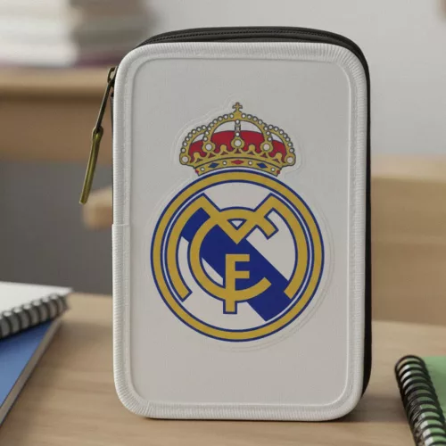 Držiak na perá Real Madrid White s 3 úrovňami