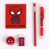 Plyšový držiak na perá Spiderman Red
