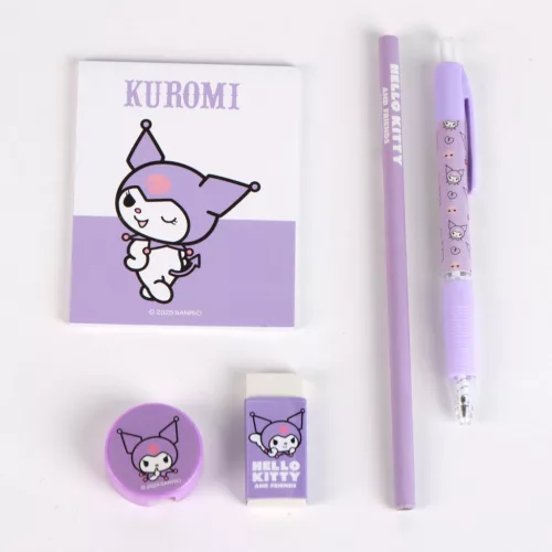 Plyšový držiak na pero Hello Kitty Kuromi