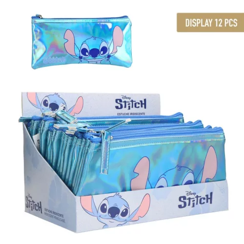 Disney Lilo a Stitch, Dúhová detská toaletná taštička s držiakom na pero a hviezdnym psíkom