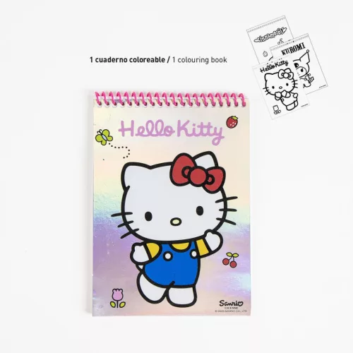 Sada holografických písacích potrieb Hello Kitty Friends