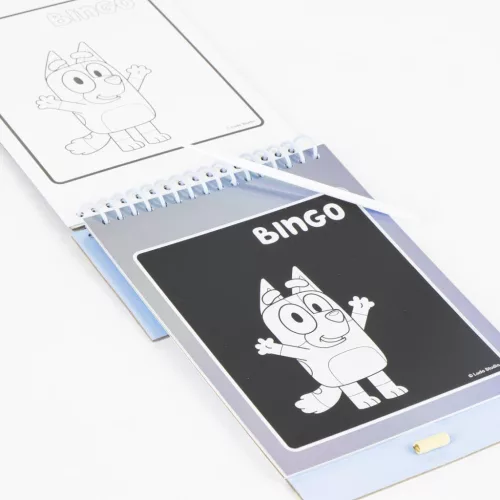Bluey Bingo Rubbel- und Malset