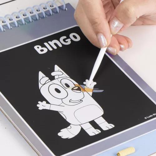 Bluey Bingo Rubbel- und Malset