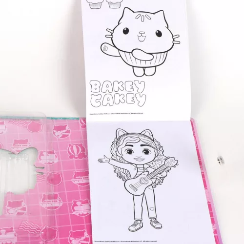 Gabis Puppenhaus – Lustiges Malbuch-Set mit Vorlage