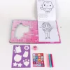 Gabis Puppenhaus – Lustiges Malbuch-Set mit Vorlage