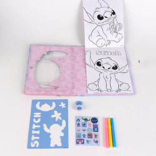 Disney Lilo und Stitch, Der Sternenhund Bananen-Malbuch-Set mit Vorlage