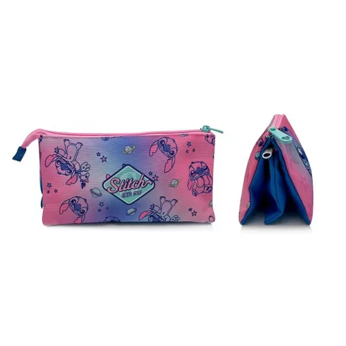 Disney Lilo és Stitch, A csillagkutya Galaxy 3 rekeszes tolltartó 23 cm