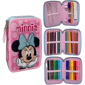   Disney Minnie Pink Dots tolltartó töltött 3 emeletes Giotto