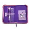 Hello Kitty Kuromi Purple plüss tolltartó töltött 2 emeletes